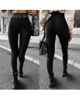 LEGGINSY PLEYNDA ▪️czarne modelujące Pas